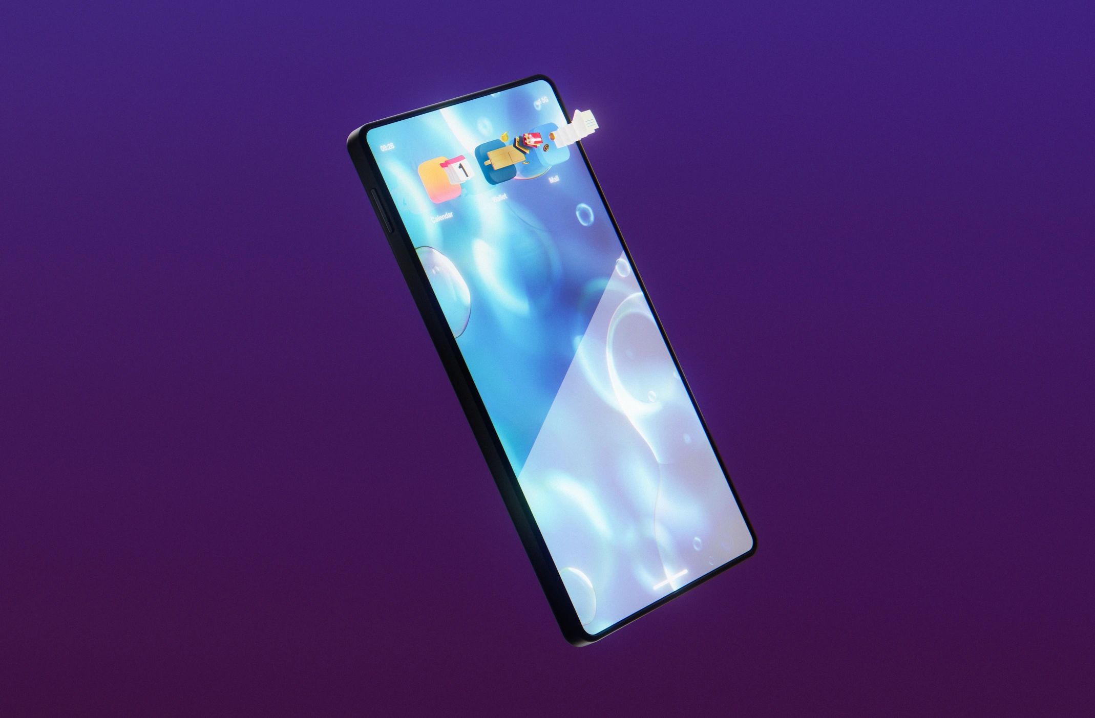 Smartphone accessory and charging concept image